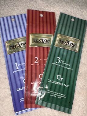 Tekton California Tan 3-Packets: Intensifier, Optimizer, Extender